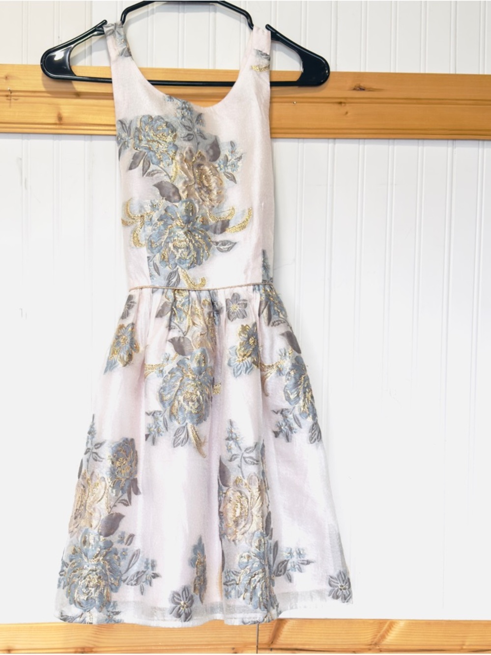 New Pink & Violet brand girl's formal brocade floral dress Pink size 12